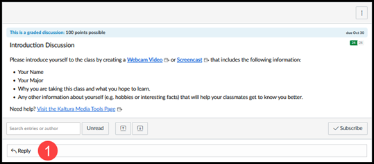 discussion board assignment